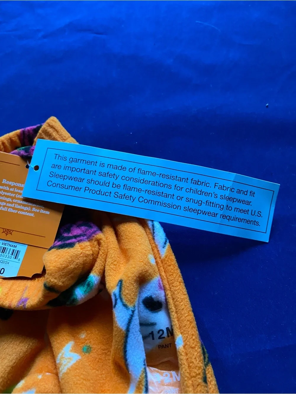 New Halloween Hyde & Eek! Fleece Pajama Pants Size 12 Months